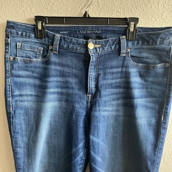 Lane Bryant High Rise Medium Wash Skinny Jeans Size 18 Style 1051722 - Picture 5 of 11